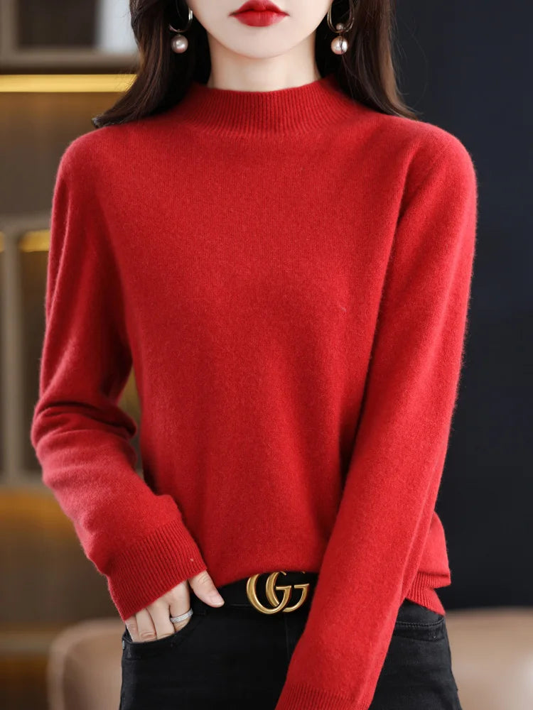 Viviane - Pull de luxe pour femme en pure laine pour un confort maximal