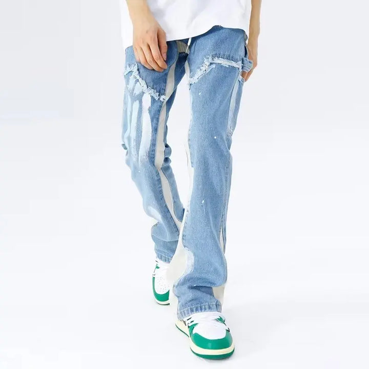Jace - Jeans Flare Baggy Tendance pour un Look Streetwear Audacieux