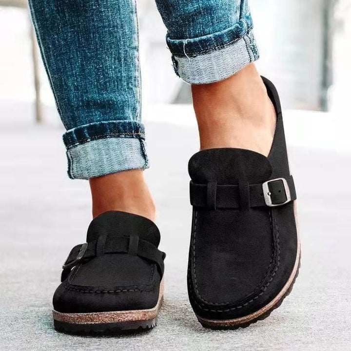 Orthoslides - Tongs confortables avec soutien supplémentaire et semelle ergonomique.