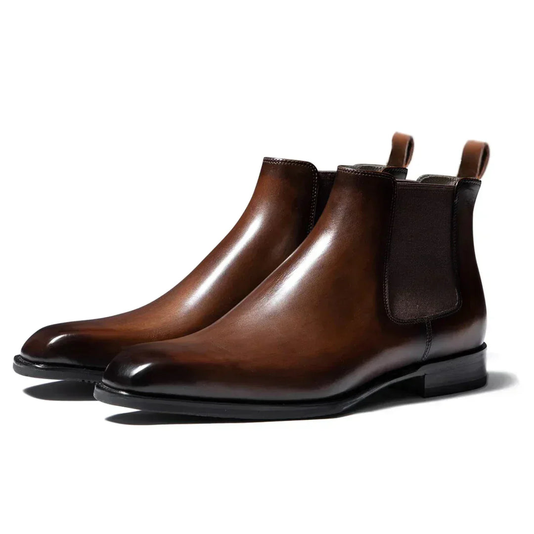 Dyon™ Luxe Bottines Chelsea Brillantes - Élégantes et Stylées pour Chaque Occasion