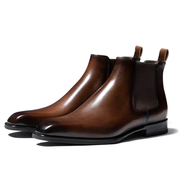 Dyon™ Luxe Bottines Chelsea Brillantes - Élégantes et Stylées pour Chaque Occasion