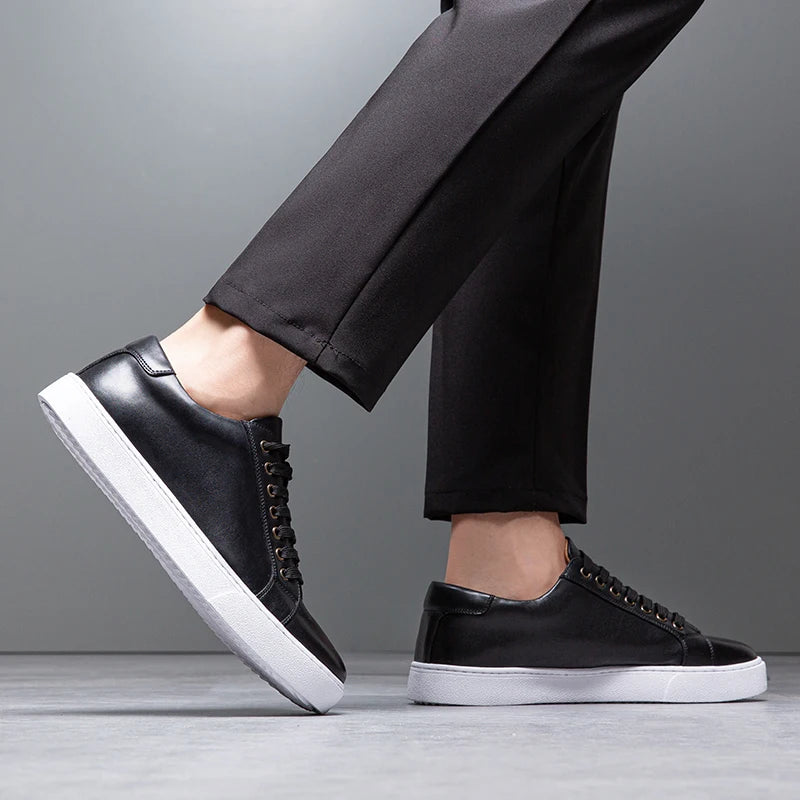David™ - Chaussures de sport en cuir pour hommes