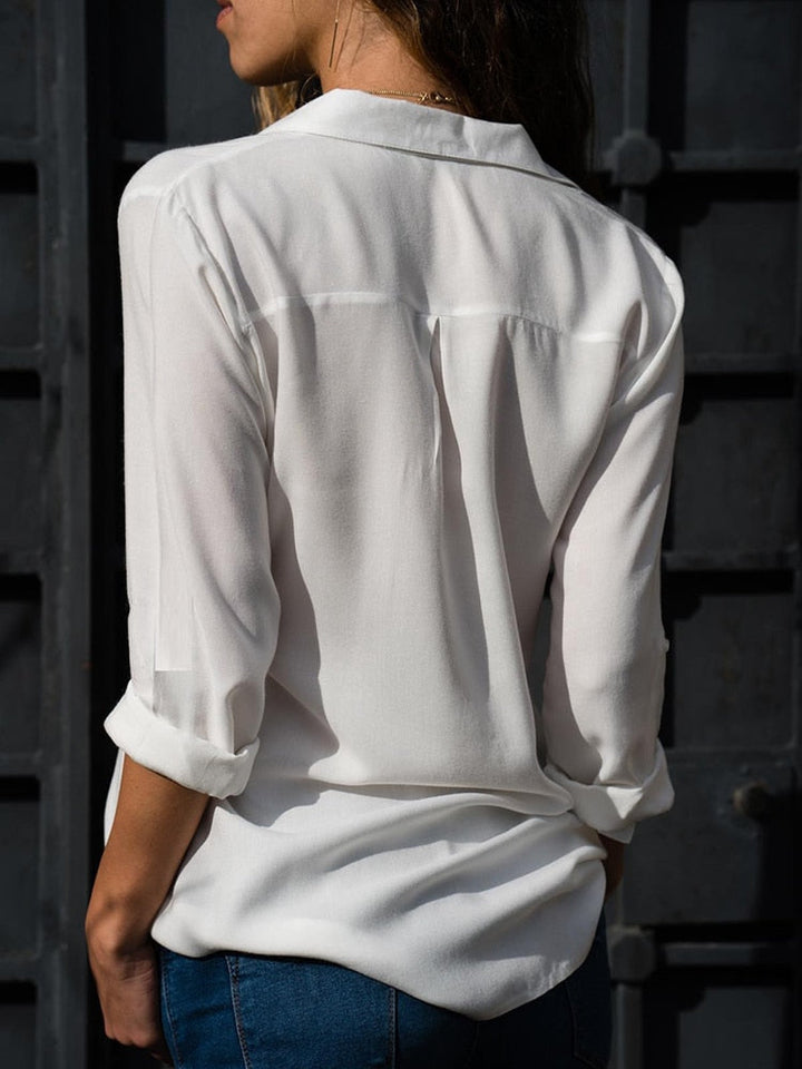 Lieve | Chemisier Élégant à Manches Longues pour un Look Chic