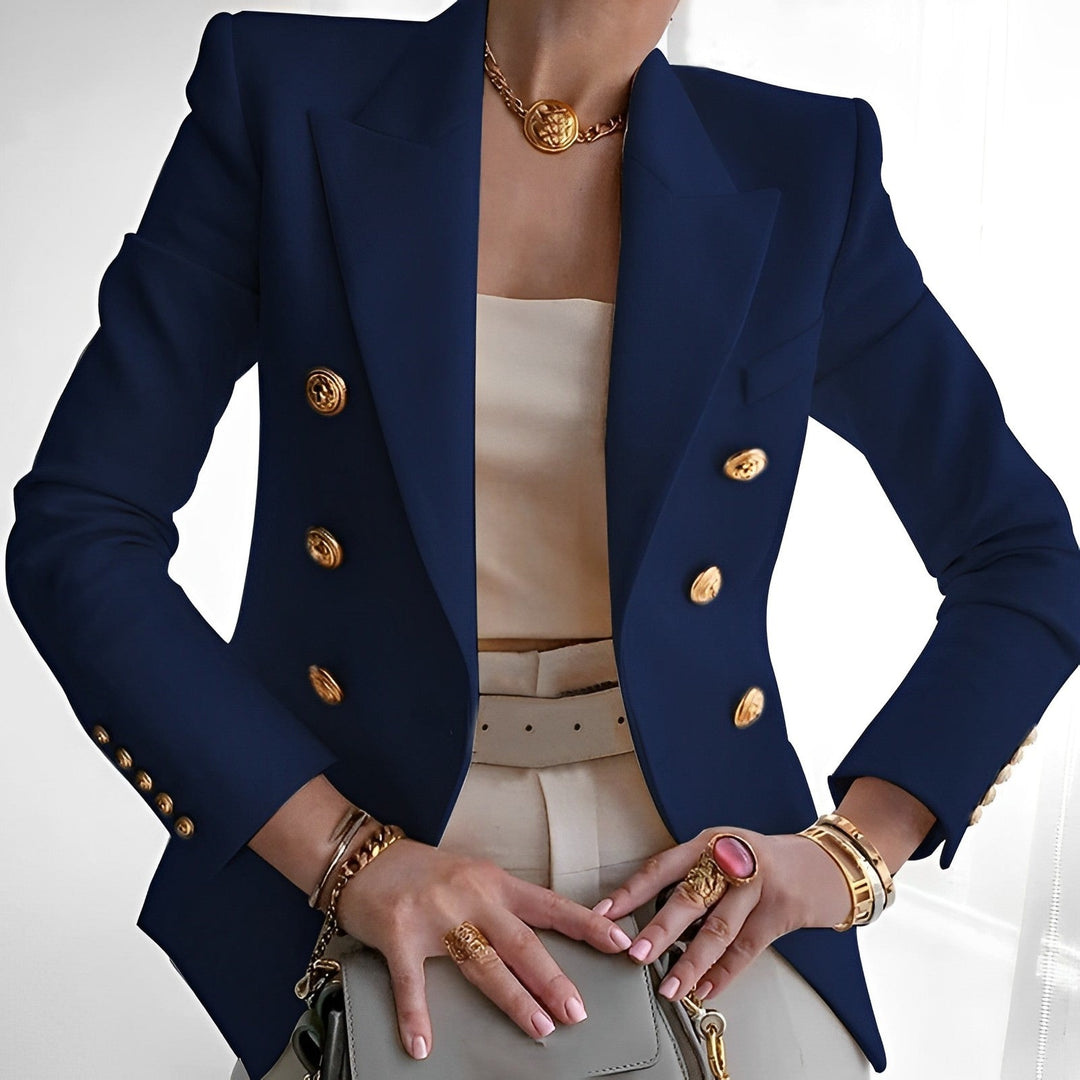 Tiffany - Blazer chic et sophistiqué en vieil argent pour un look élégant