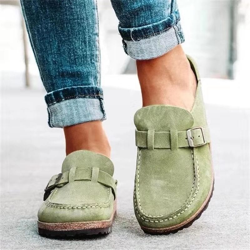 Orthoslides - Tongs confortables avec soutien supplémentaire et semelle ergonomique.