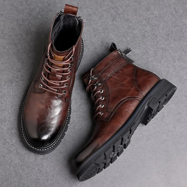 Ilja™ Bottes pour hommes élégantes et robustes pour l'extérieur avec un système de laçage facile