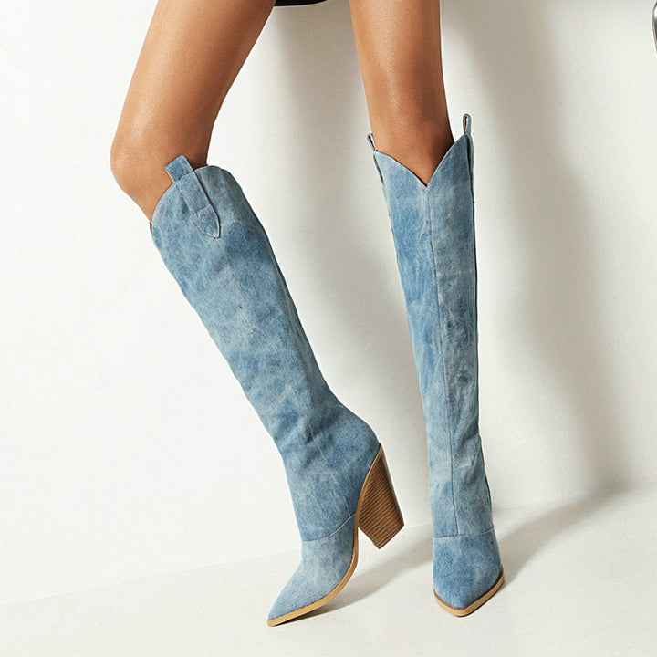 Ena - Bottes tendance à hauteur du genou pour un look stylé