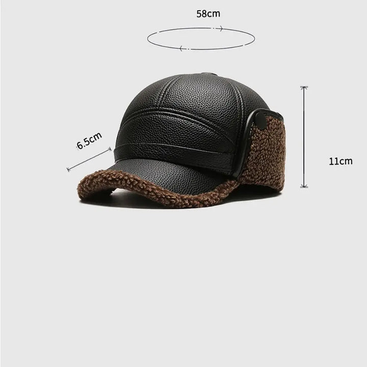 Honor - Casquette en cuir isolée pour homme pour un confort ultime