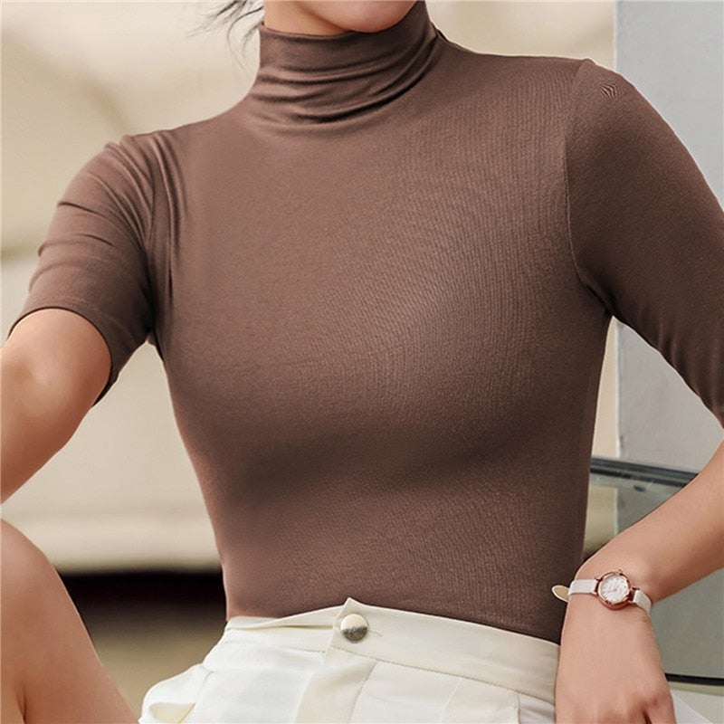 Helivianne - Pulls col modern et élégant pour un look stylé