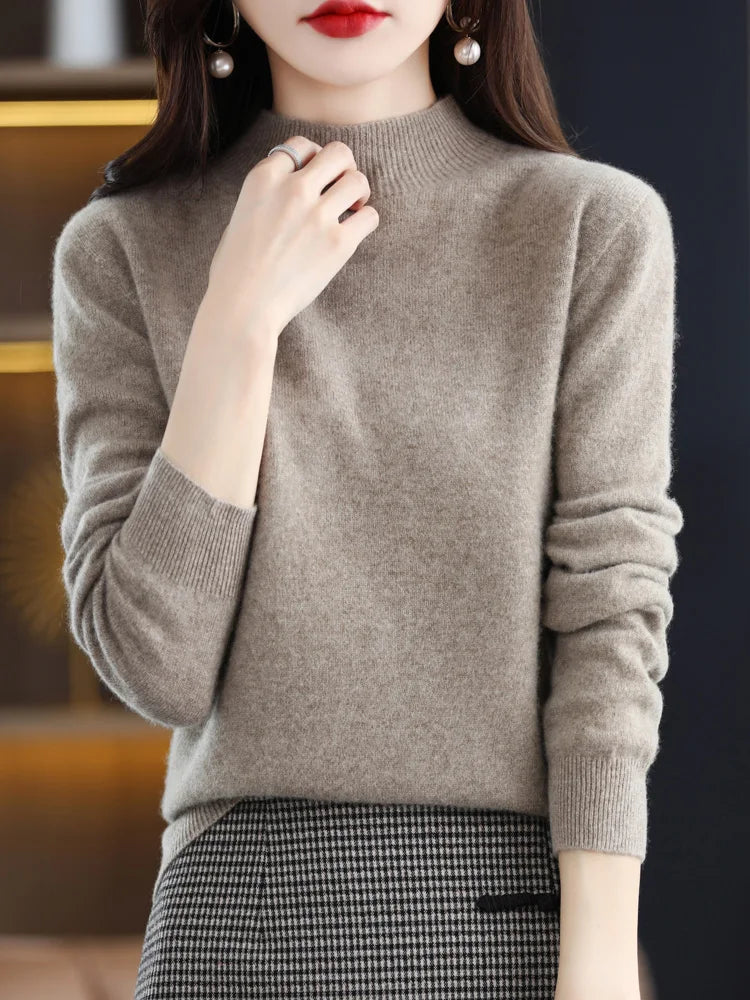 Viviane - Pull de luxe pour femme en pure laine pour un confort maximal