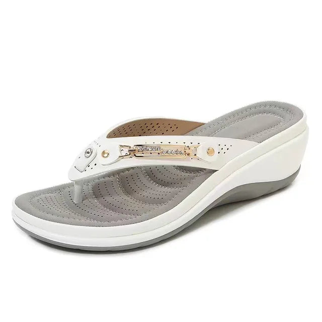 Iza - Sandales orthopédiques confortables avec semelle douce pour un confort estival ultime.