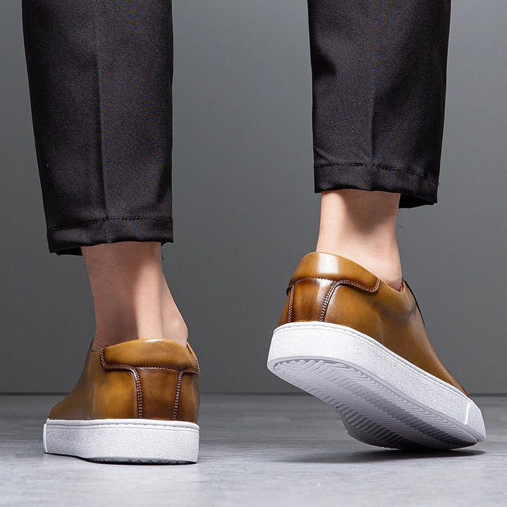 David™ - Chaussures de sport en cuir pour hommes