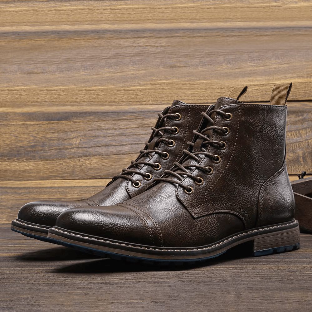 Bottes Classiques Élégantes pour Hommes Elias™ avec Lacets pour un Style Intemporel