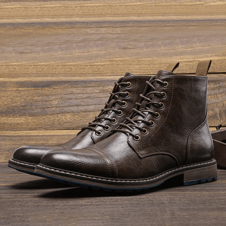 Bottes Classiques Élégantes pour Hommes Elias™ avec Lacets pour un Style Intemporel