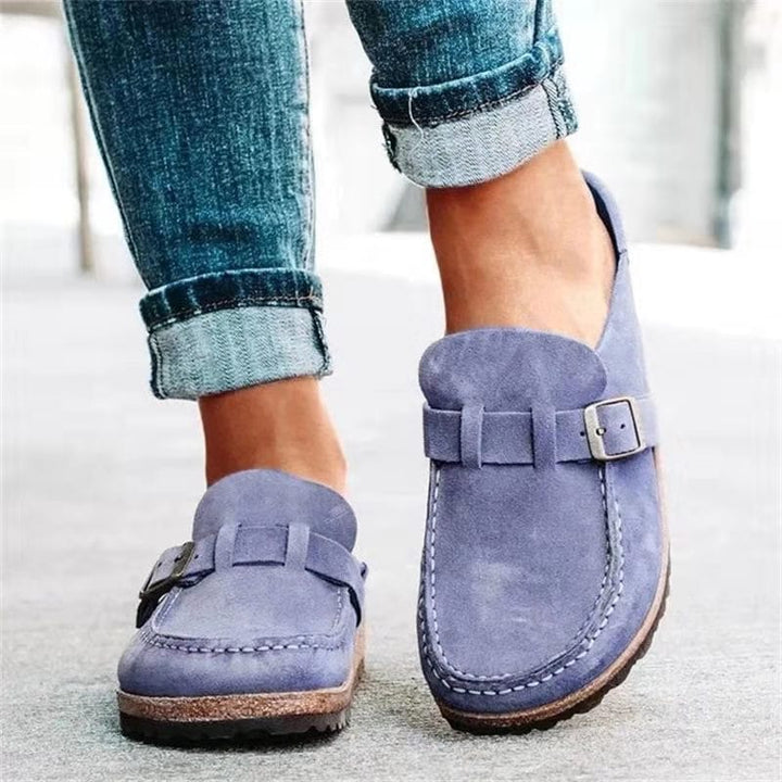Orthoslides - Tongs confortables avec soutien supplémentaire et semelle ergonomique.