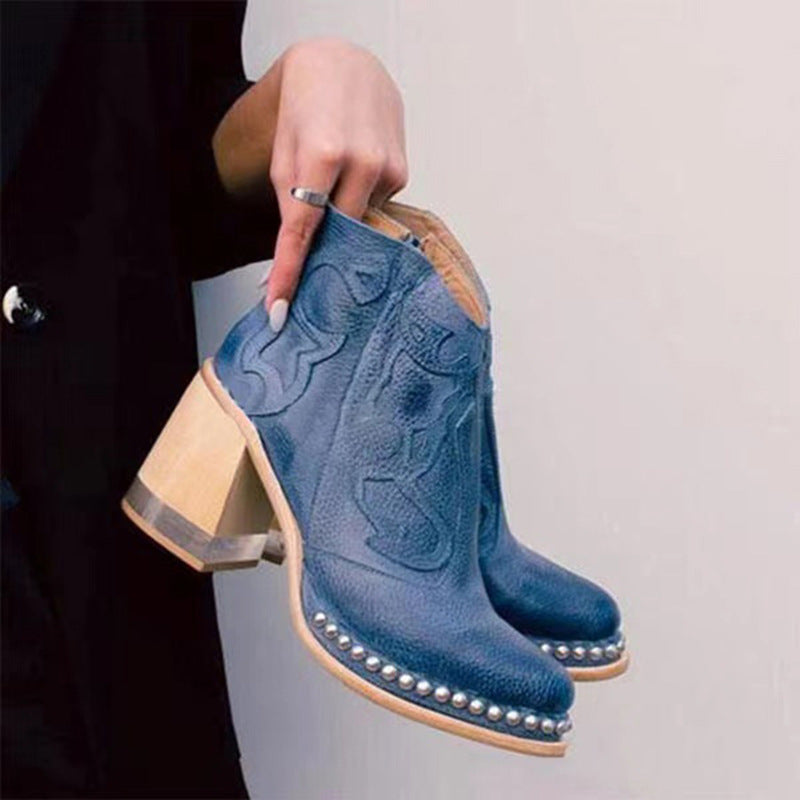 Indi | Botte de cowboy élégantes avec des pics tendance pour un look saisissant.