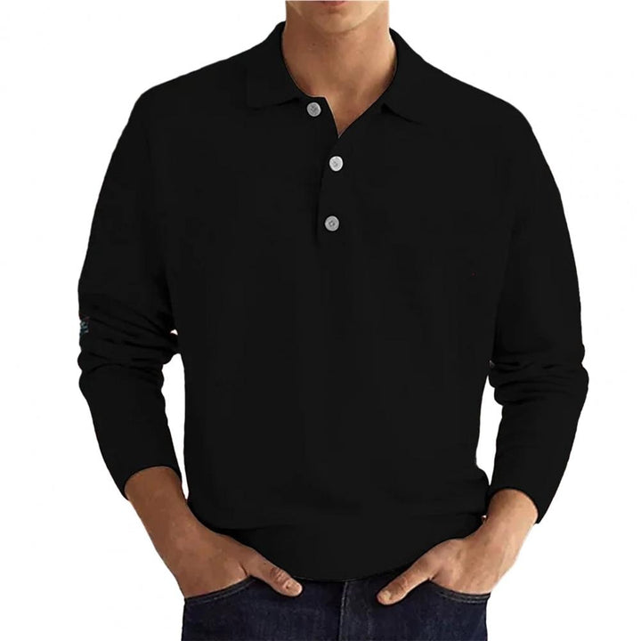 Elias Polo shirt à Manches Longues pour un Look Élégant et Confortable