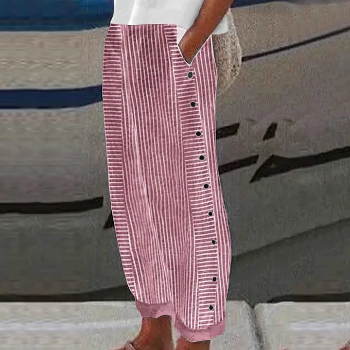 Georgia - Ultimate Comfort Pantalon d'été à rayures