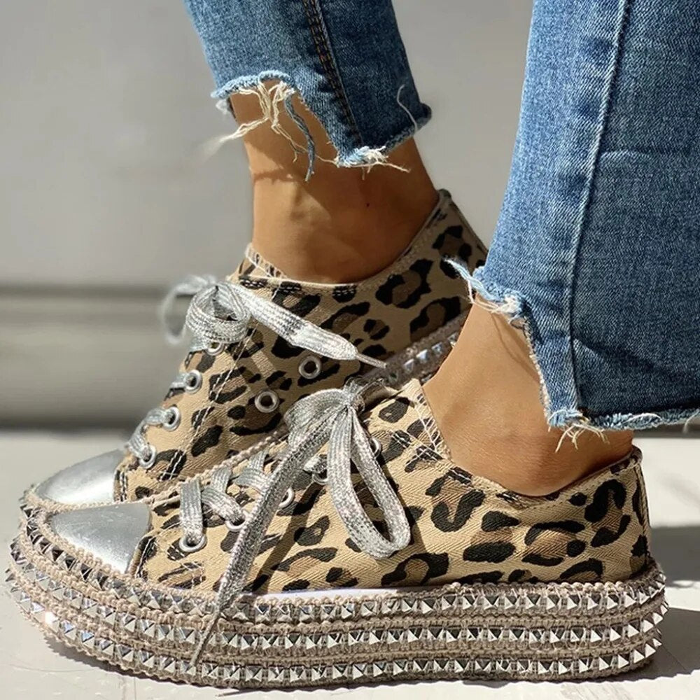 Odette - Chaussures de toile de luxe haut de gamme