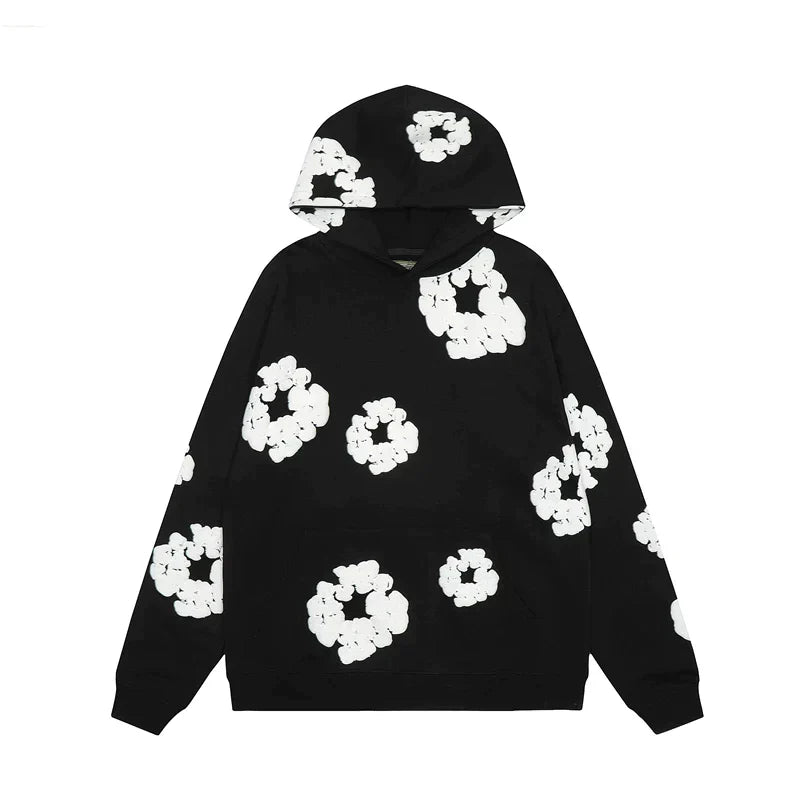 Hoodie décontracté à imprimé floral tendance pour femmes | Celisa
