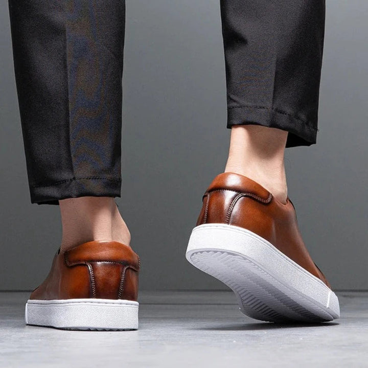 David™ - Chaussures de sport en cuir pour hommes