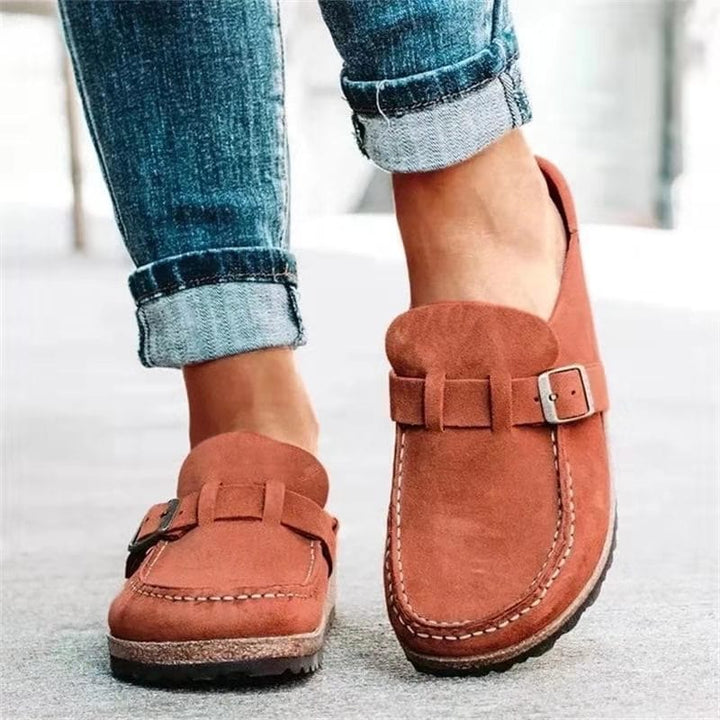 Orthoslides - Tongs confortables avec soutien supplémentaire et semelle ergonomique.