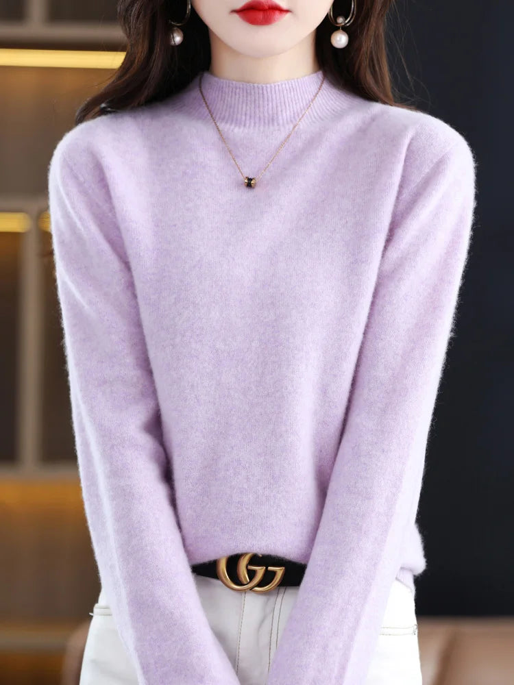 Viviane - Pull de luxe pour femme en pure laine pour un confort maximal
