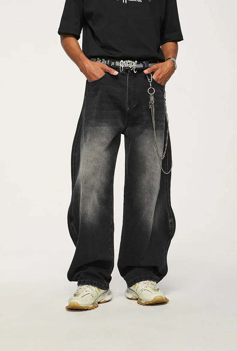 Levor - Pantalon de jogging rétro à jambe large