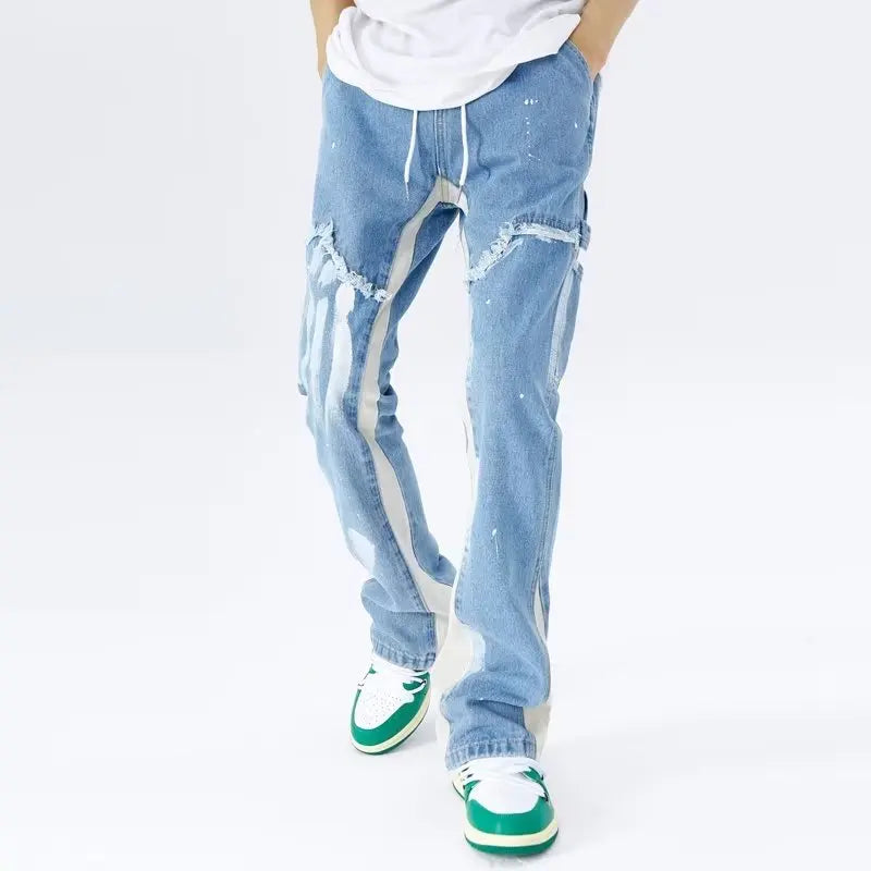 Jace - Jeans Flare Baggy Tendance pour un Look Streetwear Audacieux