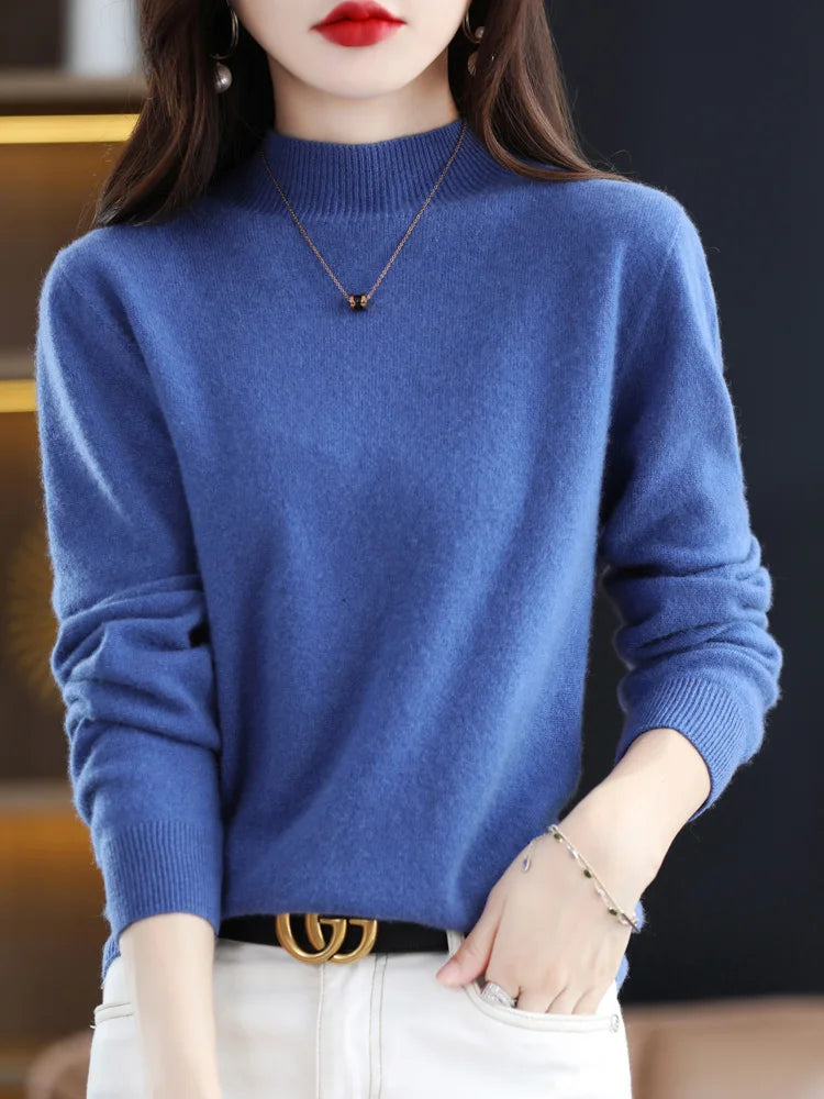 Viviane - Pull de luxe pour femme en pure laine pour un confort maximal
