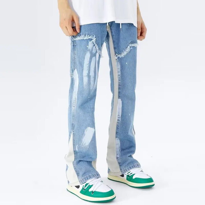 Jace - Jeans Flare Baggy Tendance pour un Look Streetwear Audacieux