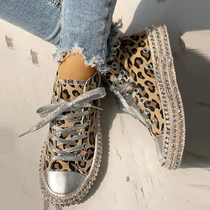 Odette - Chaussures de toile de luxe haut de gamme