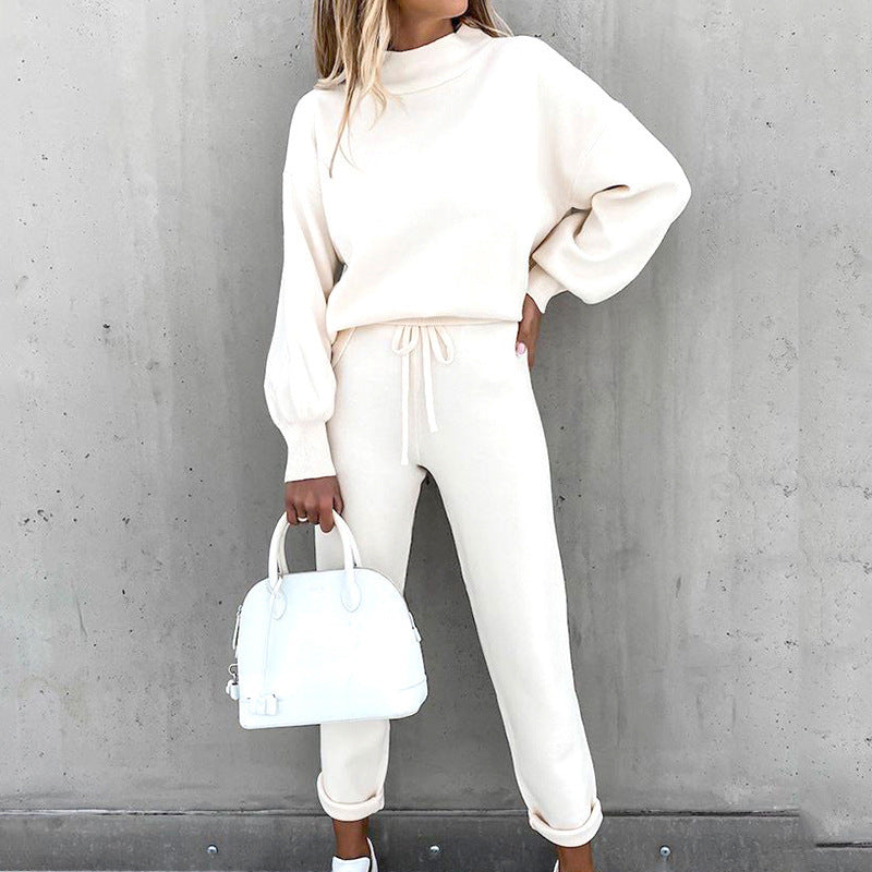Wilma - Luxueux ensemble de jogging blanc pour femme : Confort et style en un !