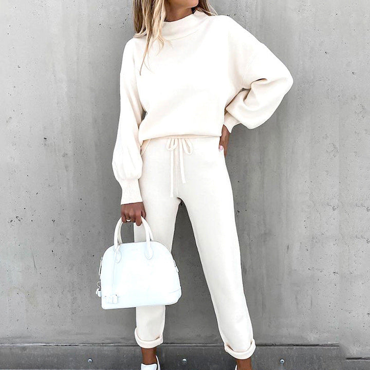 Wilma - Luxueux ensemble de jogging blanc pour femme : Confort et style en un !