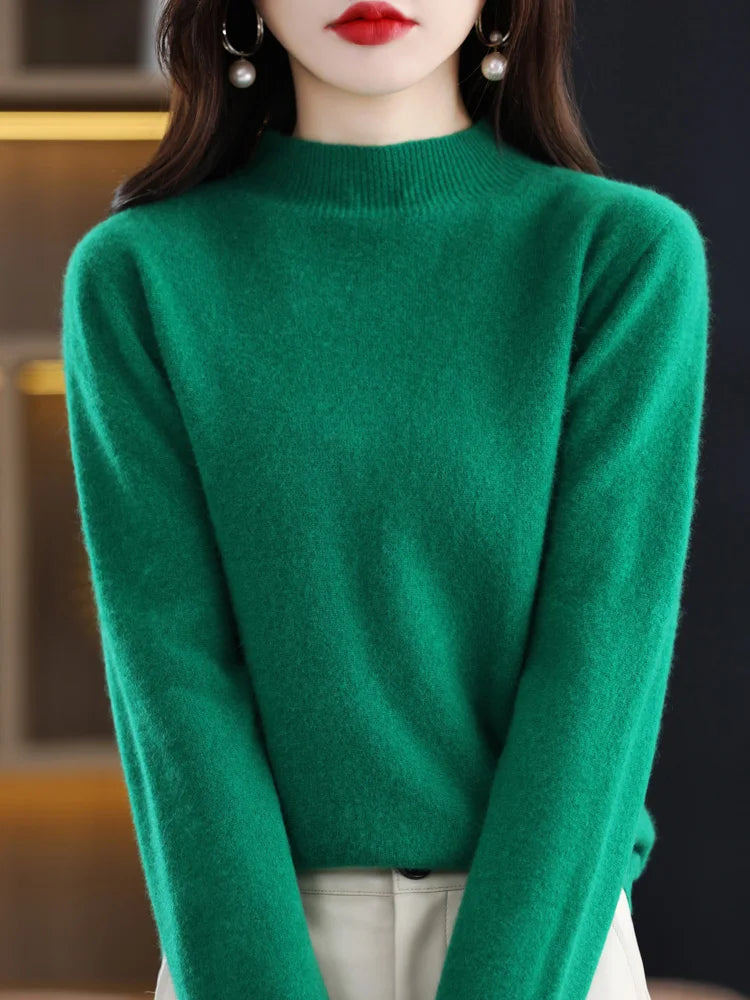 Viviane - Pull de luxe pour femme en pure laine pour un confort maximal