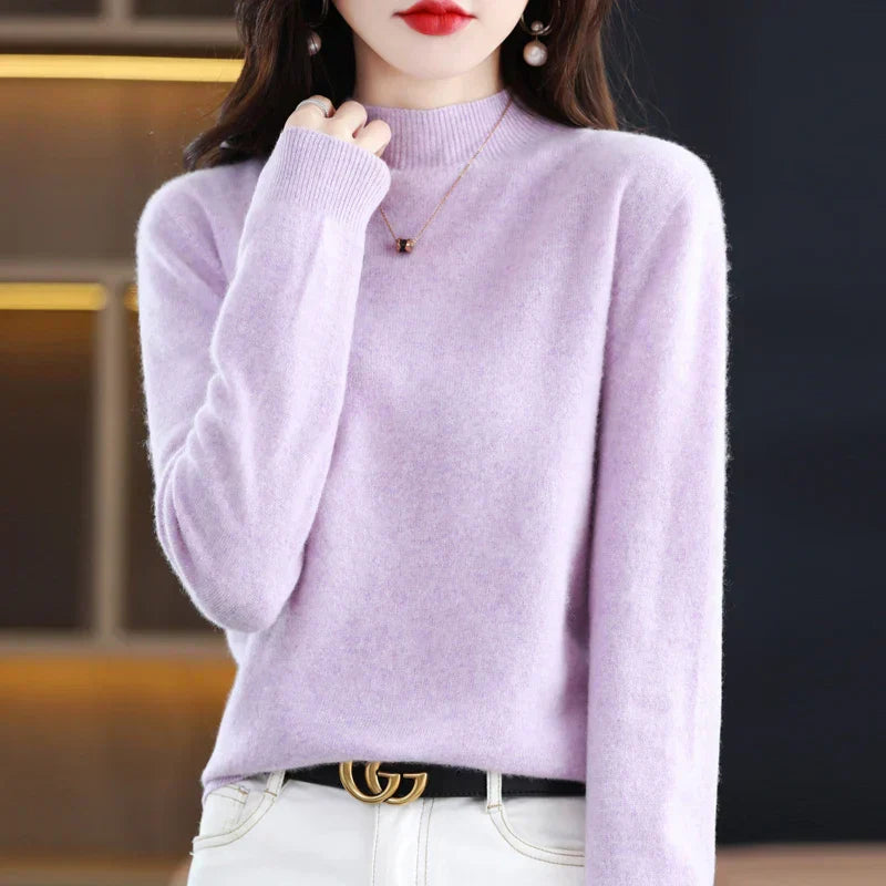 Viviane - Pull de luxe pour femme en pure laine pour un confort maximal