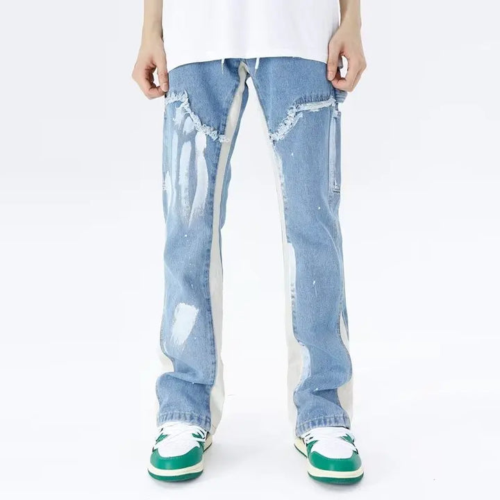 Jace - Jeans Flare Baggy Tendance pour un Look Streetwear Audacieux