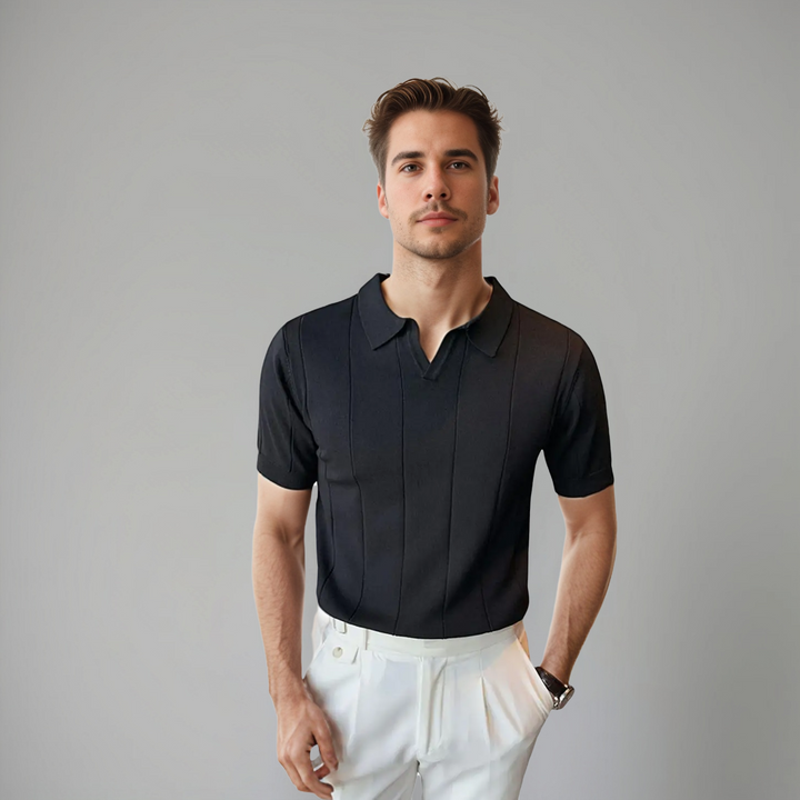 Polo Classique pour Hommes Giancarlo Luxe - Élégance à Votre Portée