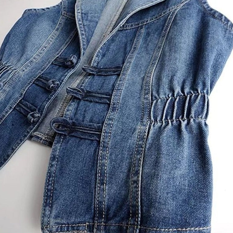 Sophie - Gilet en denim tendance pour femmes