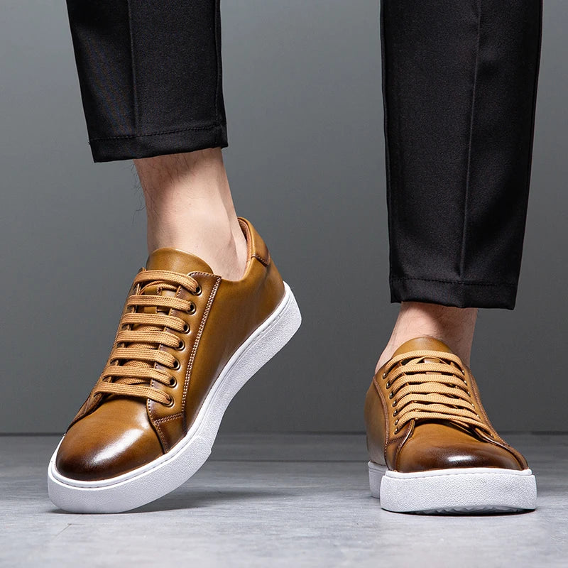 David™ - Chaussures de sport en cuir pour hommes