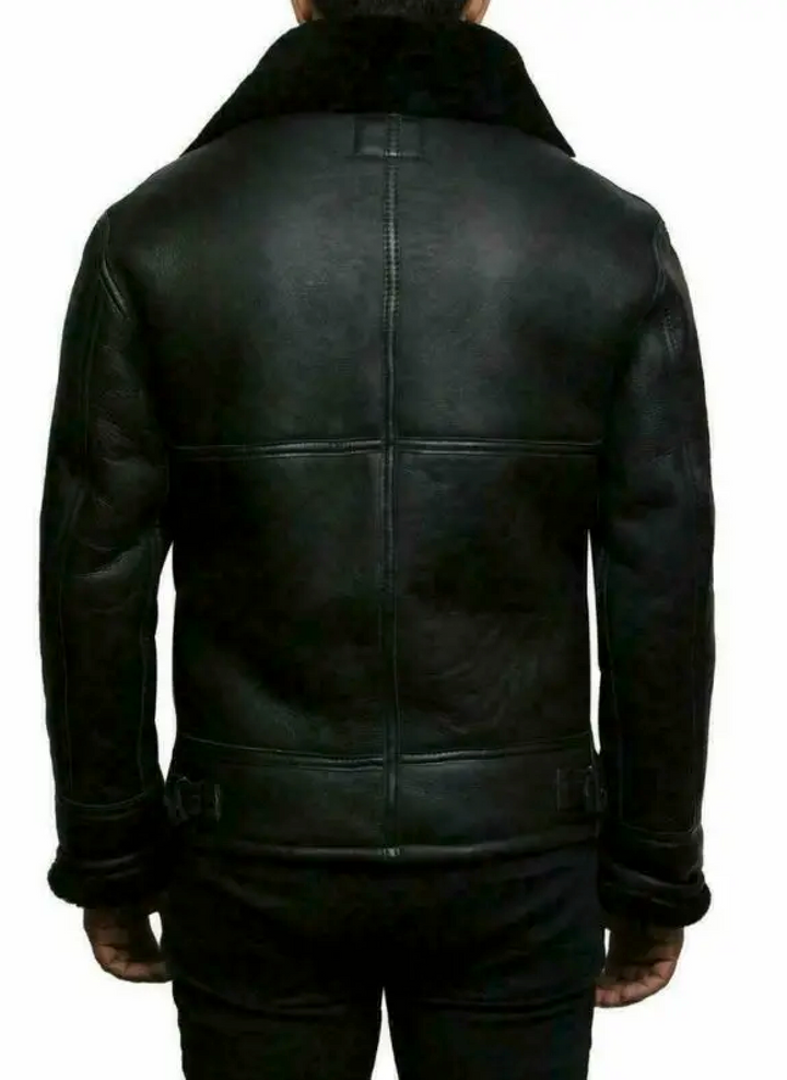 René™ - Veste moderne en cuir et laine