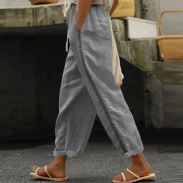Audrey - Pantalon d'été boho tendance pour un look joyeux