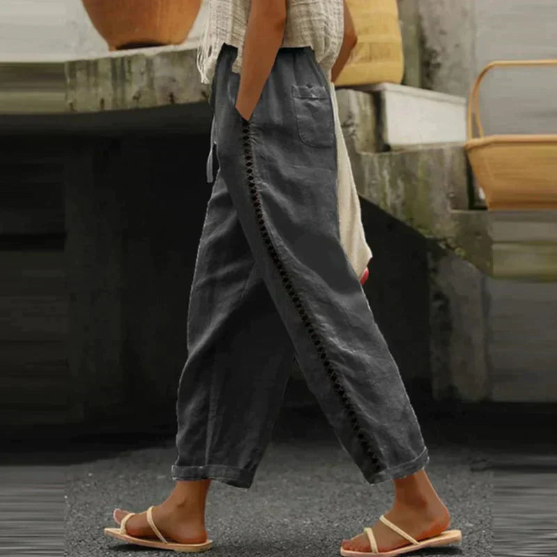 Audrey - Pantalon d'été boho tendance pour un look joyeux