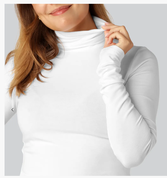 Dallas - Pull col roulé élégant ajusté à manches longues pour un look chic et confortable.