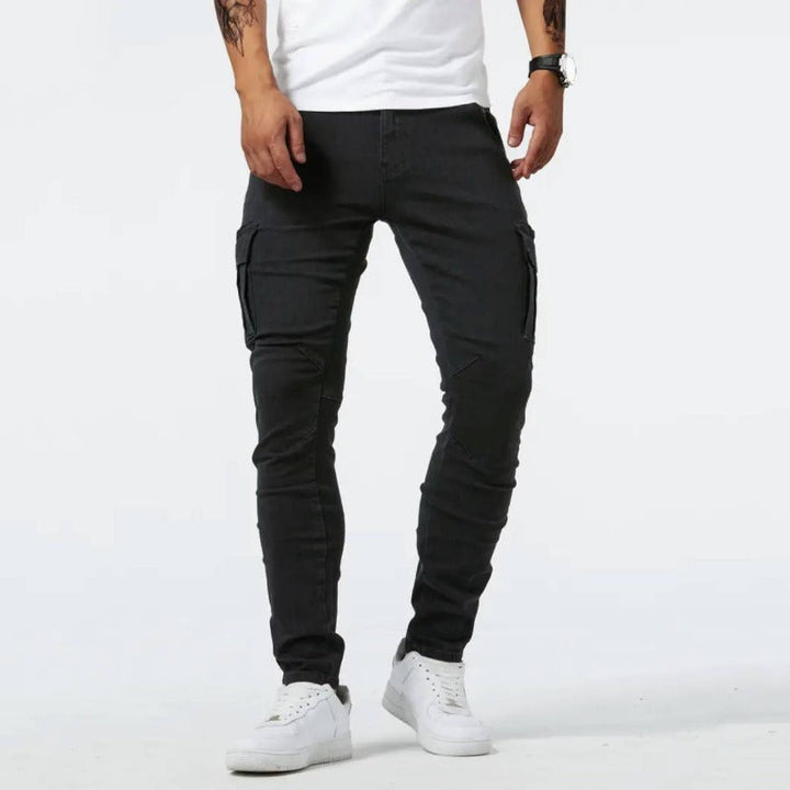 Pantalon Cargo Skinny pour Homme Xayden, pour un look élégant et confortable.