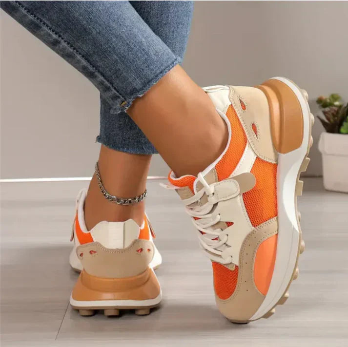 Chic Calliope - Baskets color block tendance pour femmes