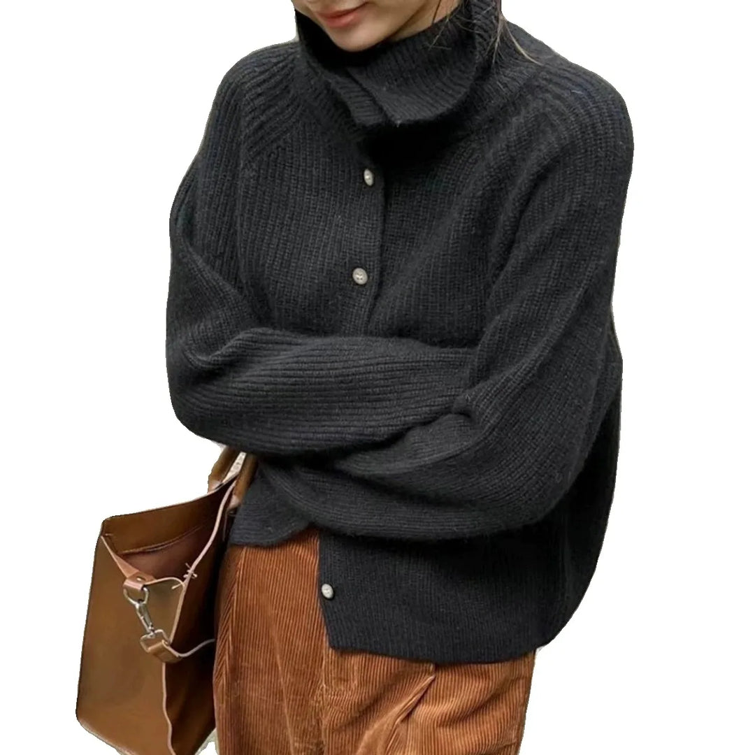 Isalieva - Pull Col Roulé Élégant Classique pour un Style Intemporel