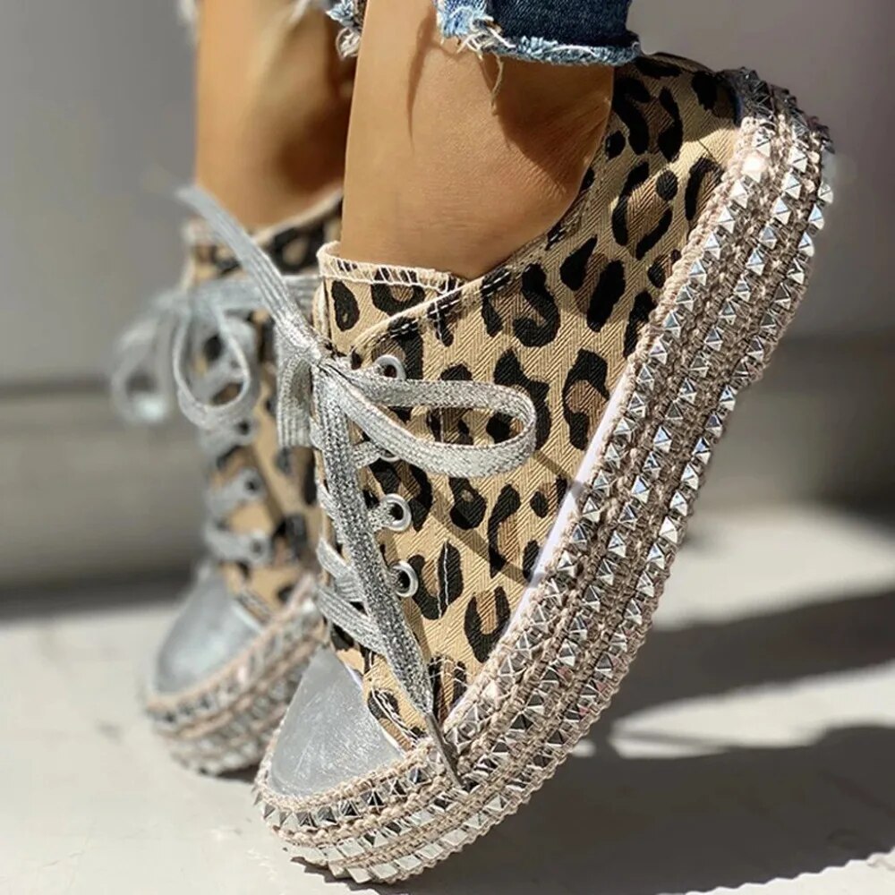 Odette - Chaussures de toile de luxe haut de gamme