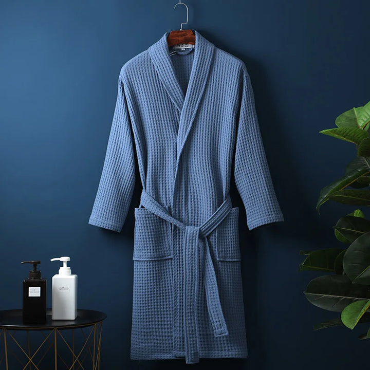 Peignoir en Coton Kathryn Luxe Avec Poches Pratiques pour un Confort Ultime