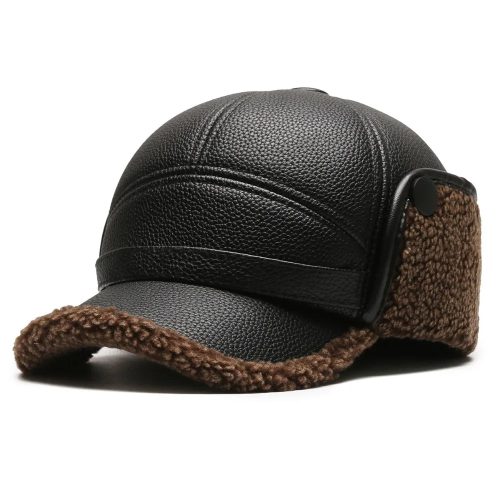 Honor - Casquette en cuir isolée pour homme pour un confort ultime